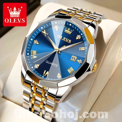 Olivs Fashion Stainless Steel Analog Wrist Watch For Men